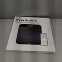 Wyze Smart Scale X - Digital Bathroom Scale for Body Weight, BMI, Body Fat, Muscle Mass, Heart Rate Monitor | Sync with Health Apps | for People, Baby & Pet, 400 lbs (Black)