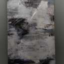 NINEASO Black Gray Abstract Wall Art - Abstract Canvas Pictures for Wall Decor Modern Abstract Canvas Painting Artwork for Living Room Bedroom Home Office Wall Decorations 20" x 40"