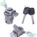 Door Lock Cylinder with key, Compatible with Honda 2002-2006 CR-V, 2003-2011 Element Left and right door lock cylinder, Replace OE 72185-S9A-013 72185-S9A-003 72145-S9A-013 72145-S9A-003