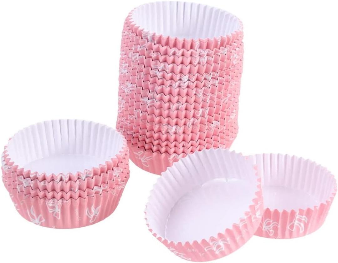 Paper Baking Cups 200pcs Large Cupcake Liners Oilproof Heat Resistant for Wedding Birthday Party