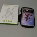 Wristband Phone Holder for Running, Forearm Armbands, Running Armband with Card Slot for iPhone Pro Max Plus (16/15/14/13/12/11/X/XR), for Galaxy S24/S10, Cell Phone Holder Up to 7.0'' Phone (Black)