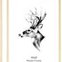 Yaetm 18x24 Poster Frame Set of 2, Natural Solid Oak Wood Frame 18x24 for Photos, Posters & Art Prints, Wall Gallery for Horizontal and Vertical Wall Mount (2 pack, Oak)