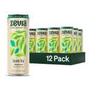 Zevia Zero Sugar Tea, Green Tea, 12 oz Cans (12-Pack)  Naturally Sweetened, Zero Calorie Sugar Free - Non-GMO Project Verified, Gluten-Free, Vegan