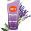 Lume Whole Body Deodorant - Invisible Cream Tube - 72 Hour Odor Control - Aluminum Free, Baking Soda Free, Skin Safe - 3.0 ounce (Lavender Sage) (3 Ounce (Pack of 1))