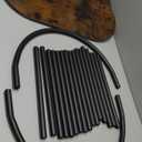 HOOBRO 5 Tier Open Bookshelf, Industrial Arched Bookcase Display Shelf Rack, Wooden Bookcase Storage Shelf Metal Frame, Tall Storage Organizer for Home, Easy Assembly, Rustic Brown BF176SJ01