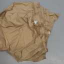 10 Pcs Adult Plastic Diaper Cover Pull-On Cover Plastic Pants Reusable Incontinence Waterproof Pants(Small,Beige)