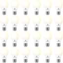 A19 3000K LED Light Bulbs Warm White, Non-Dimmable E26 Led Bulb, 60 Watt Light Bulbs Equivalent, Efficient 8 Watt, 800 Lumens, 15000 Hours, ETL/UL Listed, 24 Pack