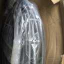 50 ft Drain Auger Plumbing Snake for Heavy Deep Blockages 3/8" Diameter Flexible Plumbing Cables Drain Snake for Kitchen Bathroom Shower Sink Cleaning Drainage Clogs