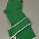 Dachshund Coats Sausage Dog Fleece Coat in Winter Miniature Dachshund Clothes with Hook and Loop Closure and high vis Reflective Trim Safety - Green - XS (X-Small(Back: 12"-13"in))