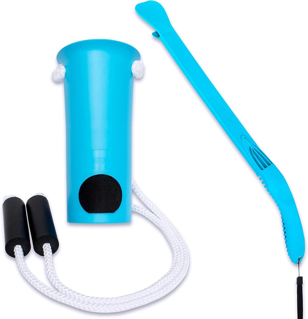 RMS Sock Aid Kit - Easy On Easy Off Device for Putting On Socks and Removing Socks or Stockings for Men and Women with Limited Mobility (Blue)