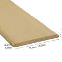 Wonderjune Door Transition Strip Wood Threshold Transition Unfinished Solid Red Oak Interior Threshold Doorways Reducer Threshold (36 x 6.5 x 0.5 Inches)