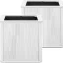 211+ Replacement Filter Compatible with 211+ Air Purifier, 2-Stage Filtration System of H13 True Filter and Activated Carbon Filter, White, 2 Pack