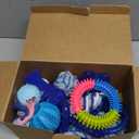 Puppy Chew Toys for Teething and Fun, 20 Pack Dog Toys for Small Puppies Bulk with Various Rubber Rings, Ropes and Balls for Interactive Play, Teeth Cleaning & Relief (Blue)