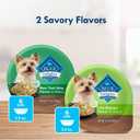 Blue Buffalo Delights Natural Adult Small Breed Wet Dog Food, Variety Pack, Made with Natural Ingredients, Filet Mignon & New York Strip Recipe in Hearty Gravy, 3.5-oz. Cups (12 Count, 6 of Each) (EXP 06/01/27)