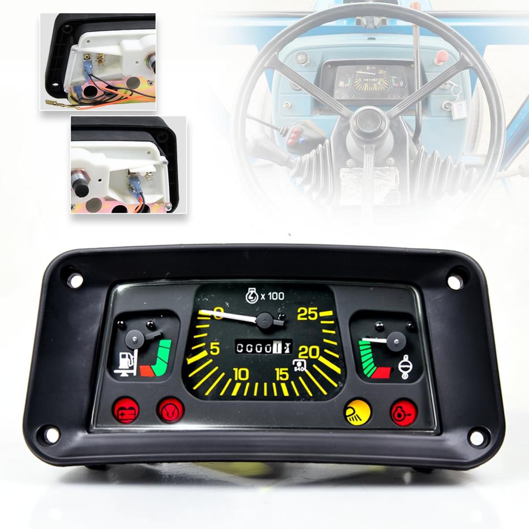 E5NN10849DA Gauge Cluster Compatible with Ford 2610 2810 230A 340 3610 3910 3910 4110 445 83953544 83954555 640-01016 