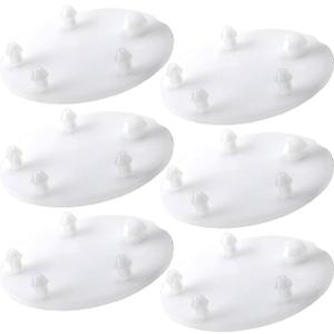 6-Pack Silicone Flapper Seal Compatible with American Standard VorMax Toilet Tank, Replacement for 7381424-100.0070A, 3-Inch Toilet Tank Gasket Seal to Fix Leaks and Phantom Flushing