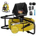 Sewer Camera 100ft/30M 4.3" Pipe Drain Inspection Camera DVR Borescope with Lights Waterproof IP68 0.67in/17MM Industrial Endoscope for Home Wall Duct Drain Pipe Plumbing with 16G TF Card (17MM-30M)