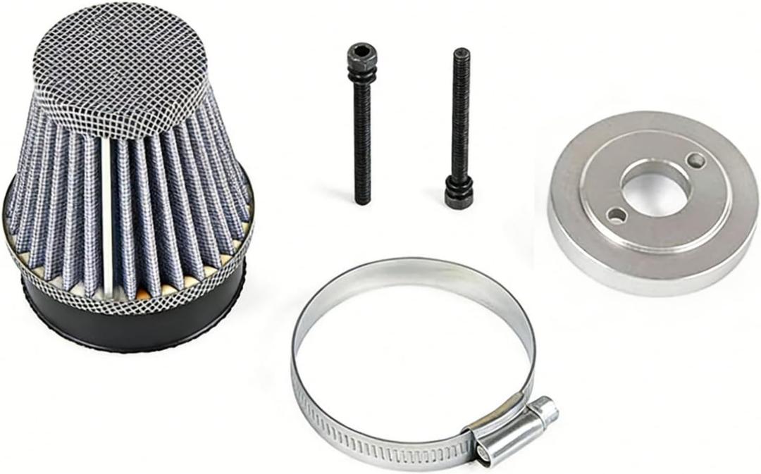Air filter Set for 1/5 RC Hpi Baja Rovan King Motor 5B 5T 5SC Losi 5ive T FG GoPed 23cc 26cc 29cc 30.5cc 32cc 35cc 36cc Upgrade Parts, black