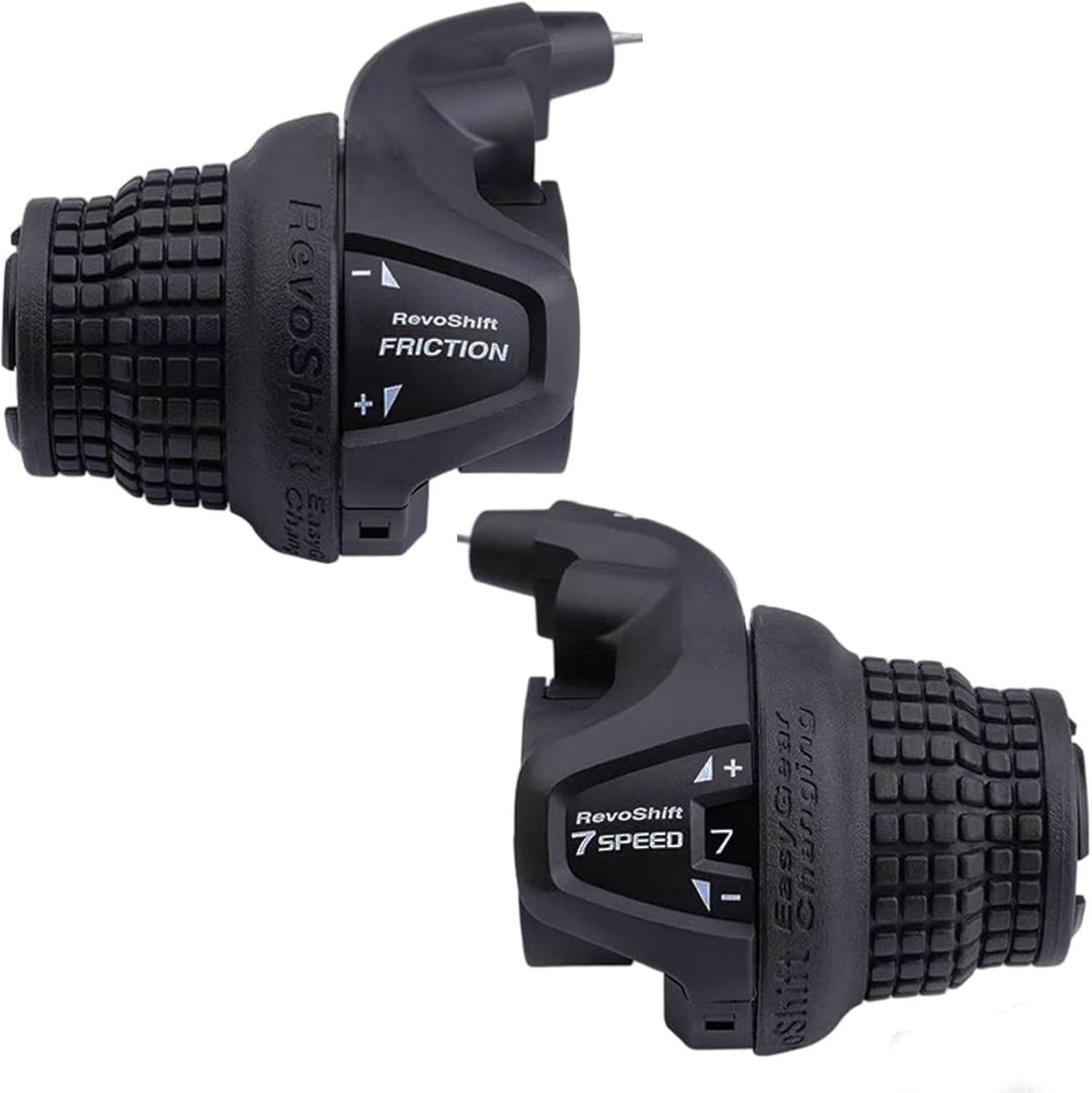 3 x 7 Speed Shifter Bike Gear Shifters 37 Speed Left SL-RS25 21S Shift Lever Bicycle Twist Grip Thumb Gear Shifter for MTB Mountain Bike (RS25-3X7 Speed Bike Shifter)