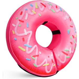 Katoggy Inflatable Dog Cone Collar for Dogs After Surgery, Soft Adjustable Blow up Donut E-Collar for Small Medium Large Dogs and Cats