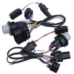 2PCS Projector Headlights Conversion Adapter Wire Harness Fit for Ram 1500 2500 3500 2013-2018, Headlights Conversion Wiring Adapter Replace for 810003