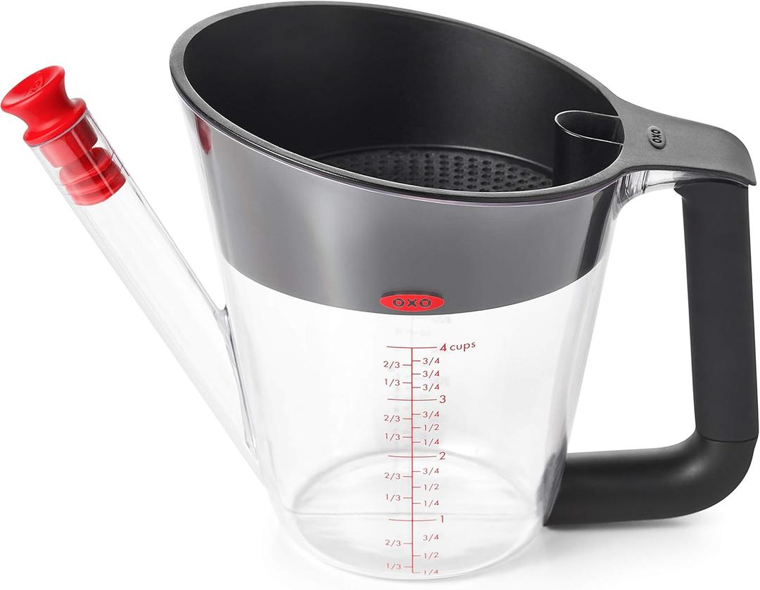 OXO Good Grips 4 Cup Fat Separator, Clear (One Size)