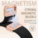 Minyee Magnetic Stretchy Band Compatible with Apple Watch Bands 38/40/41/42 Women Men, Celtic Knot Soft Elastic Nylon Fabric Strap for iWatch Series 11 10 