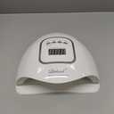 UV Gel Nail Lamp,150W UV Nail Dryer LED Light for Gel Polish-4 Timers Professional Nail Art Accessories,Curing Toe Nails (White)