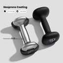 Sportneer Neoprene Dumbbells Set of 2 10lb Hand Weights for Women, Non-Slip Ergonomic Design, Anti-Roll Square Shape at Home Weights for Women