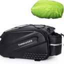 ThinkRider Bike Bags for Bicycle Rear rack 14L Hard Shell Waterproof Bike Ebike Trunk Pannier Saddle Seat Bag Carrier with Reflector, Rain Cover & Shoulder Strap for Commuter Travel Outdoor