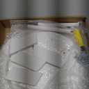 Photography Props Wooden Stool Photo Studio Accessories Semi-Circular Stool Chair White Toddler Photo Props Doll Chair Wood Stool Bench Children Photoshoots Child Photo Props Gift