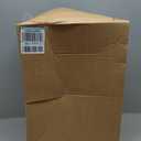efluky Double Laundry Hamper with Lid and 2 Removable Bags, Brown, 140L Dual