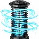 Minimoon Bug Zapper Outdoor 4000V Powerful Electric Mosquito Zapper, 15w Fly Trap Outdoor, IPX4, Corded Fly Zapper for Indoor, Yard, Backyard, Patio, Camping (Black)