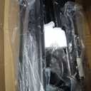 SONGMICS Heavy-Duty Clothes Rack, Double-Rod Clothing Rack for Hanging Clothes, Industrial Garment Rack on Wheels, Metal Frame, 2 Casters with Brakes, Commercial Display, Black UHSR60B