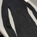 v28 Women Turtleneck Long Sleeve Bodycon Fall Winter Mini Slim Knit Sweater Dress (Medium, Black)