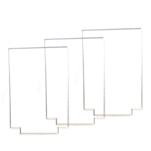 Acrylic Blanks for Light Base, Rectangle Shaped Acrylic Sheet Acrylic Panel Sign Blank with Protective Film, Clear Plastic Blanks for LED DIY Display Projects Craft 33 Pack 6 x 6 In