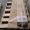 Ritsu Outdoor Storage Shed, Outdoor Garden Shed for Bike, Trash Can, Machine, Galvanized Steel, Outdoor Shed with Lockable Door for Backyard, Patio, Lawn (6.5x4.2ft, Black)