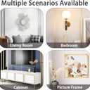 Peel and Stick Metal Molding Trim, Self-Adhesive Stainless Steel for Wall, Fireplace, Mirror Edging and Craft Decoration (Brushed Gold, 20ft x 0.6in)