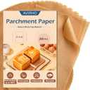 Parchment Paper Baking Sheets, 9 x 13 Inch, 200 Count Precut Non-Stick Unbleached Baking Paper Liners for Oven, Grill, Air Fryer, Steaming, Multipurpose for Bread, Cupcakes, Cookies and More