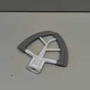 Flex Edge Beater for KitchenAid 4.5/5 Qt Tilt-Head Stand Mixer  Silicone Paddle, Dishwasher Safe, Flexible Silicone Edges Bowl Scraper For Kitchen Aid Accessories and Attachments (Grey) (Gray)