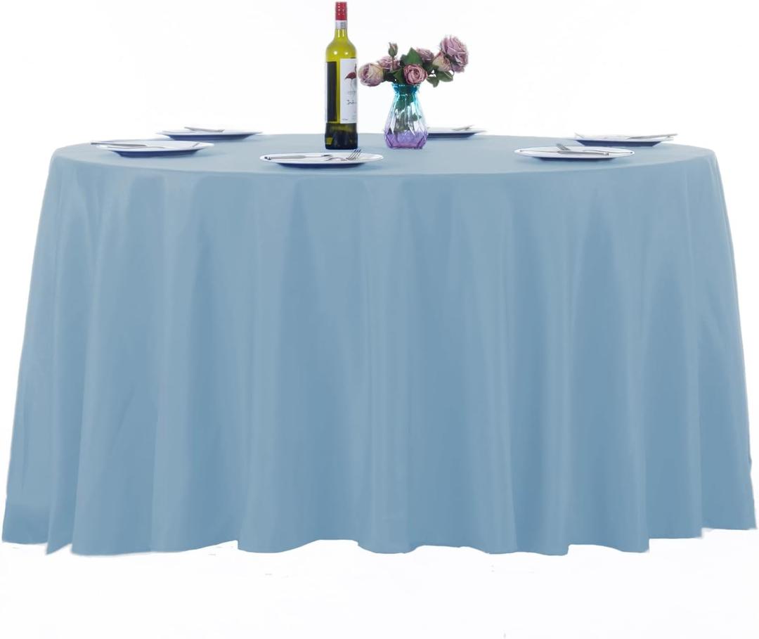 305cm Round Table Cloth  Blue, Pack Of 10