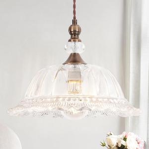 Vintage Pendant Light Fixtures for Kitchen Island Brass Gold 10.6" Glass Small Pendant Lights Adjustable Hanging Light for Hallway Porch Sink Table