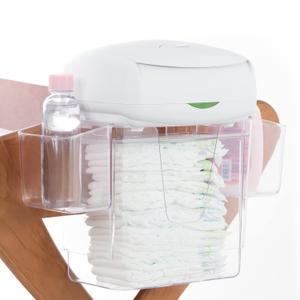 Prince Lionheart Hanging Baby Diaper Caddy Organizer Essential for Nursery  Diaper Depot Changing Table Caddy Basket and Diaper Stacker Holder Storage for Diapers, Wipes, and More Baby Stuff