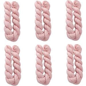 6pcs 10ft Long Bohemian Style Chiffon Table Runner for Wedding Bridal Baby Shower Cheesecloth Table Runner