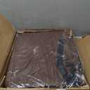EliteField 4-Door Folding Soft Dog Crate with Curtains, Carrying Bag and Fleece Bed Indoor & Outdoor Pet Home (20" L x 14" W x 14" H, Brown+Beige)