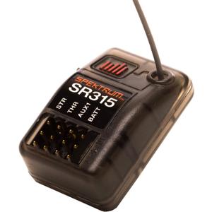 Spektrum SR315 3-Channel 2.4GHz DSMR RC Sport Receiver: Surface, Black