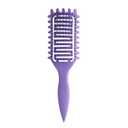 Curl Defining Brush,2024 Curly Hair Brush,Vented Hair Brush for Detangling, Shaping and Defining Curls For Women and Men Less Pulling (Purple)