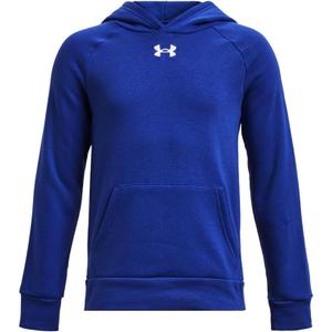 Under Armour Boys' Rival Fleece Hoodie (X-Large, (400) Royal / / White)