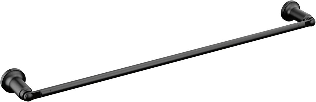 DELTA 73524-BL Saylor Bath Hardware Towel bar, 24 inch, Matte Black