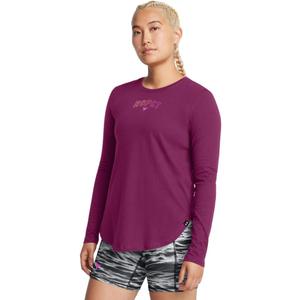 Under Armour Women's Project Rock Payoff Long Sleeve (Pink), Size: Small